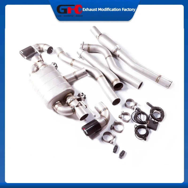 304 Stainless Steel Valved Cat-Back Exhaust System for BMW 125i 1 Series 2010-2017