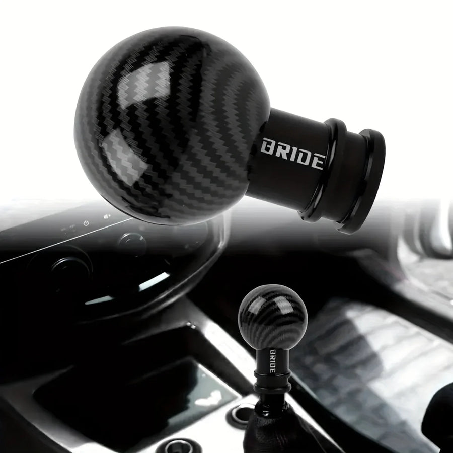 Universal Carbon-Fiber-style Manual Gear Shift Knob
