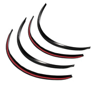 Universal Rubber Fender Flare Extensions – 4 Pieces