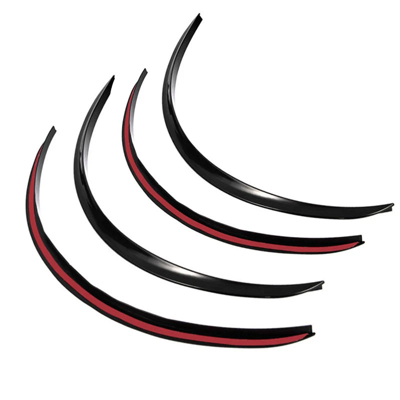 Universal Rubber Fender Flare Extensions – 4 Pieces