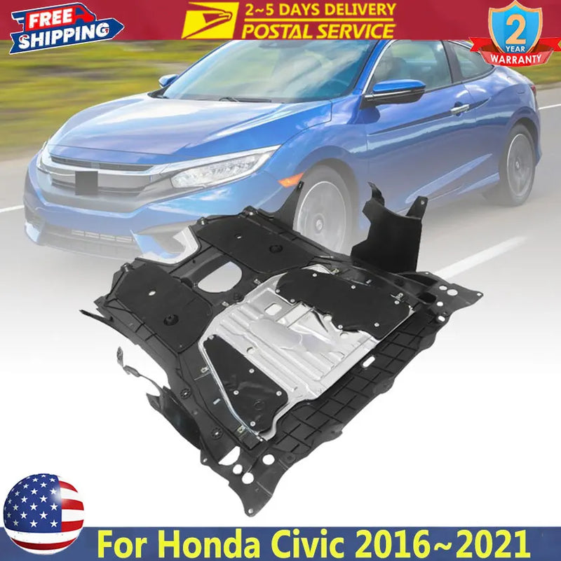 Engine Splash Shield Set for Honda Civic 2016-2021