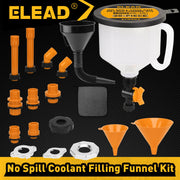 20-Piece Spill-Free Radiator Coolant Funnel Kit