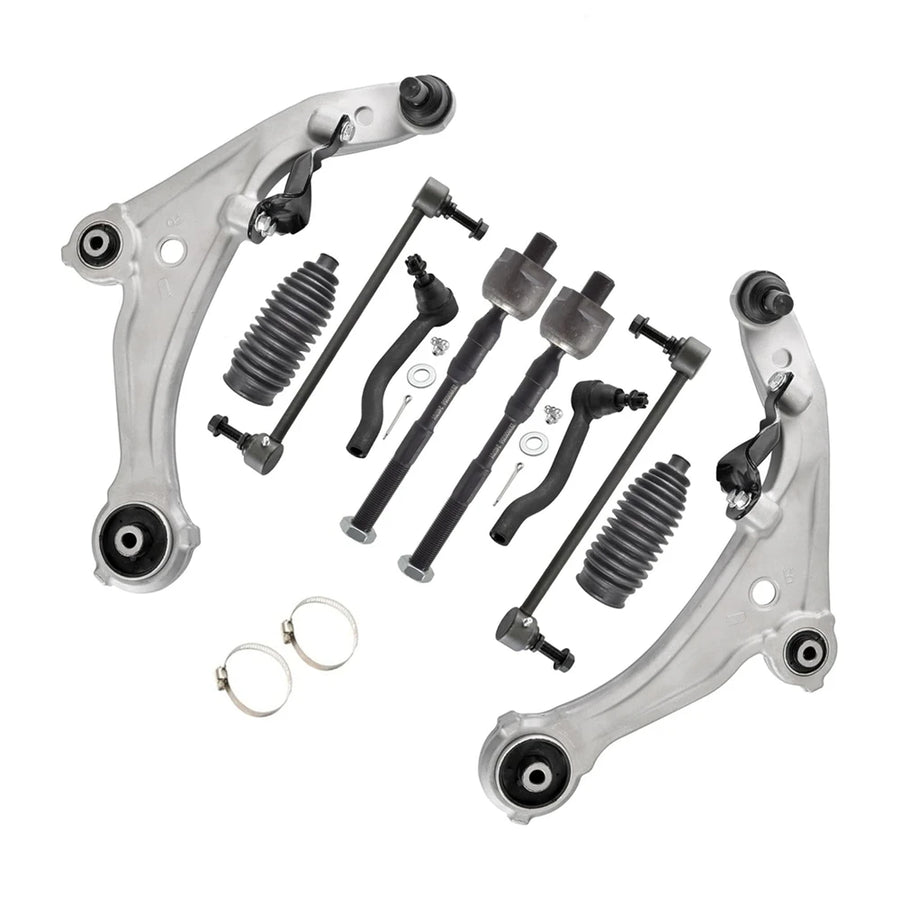 Front Lower Control Arm Ball Joints Tie Rod Sway Bar for 2007-2013 Nissan Altima