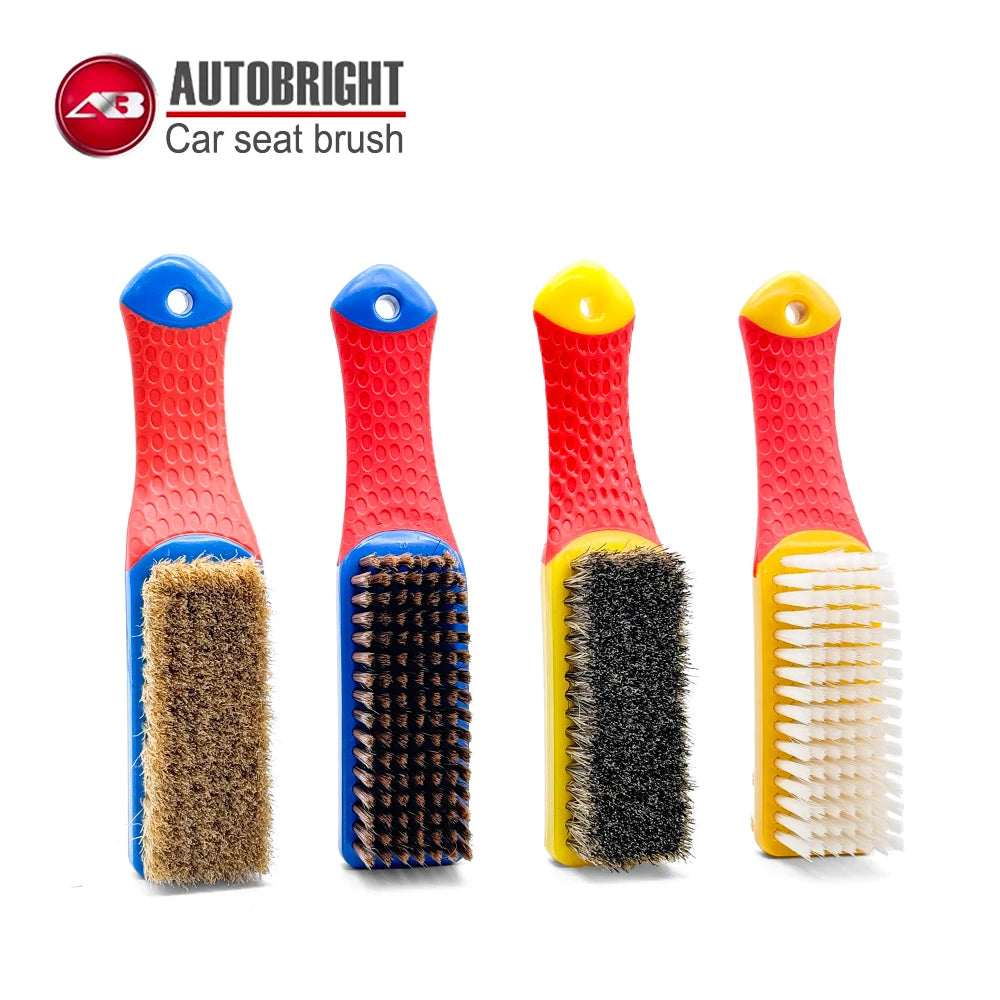 Interior Seat & Gap Cleaning Brush Set, Blue or Red