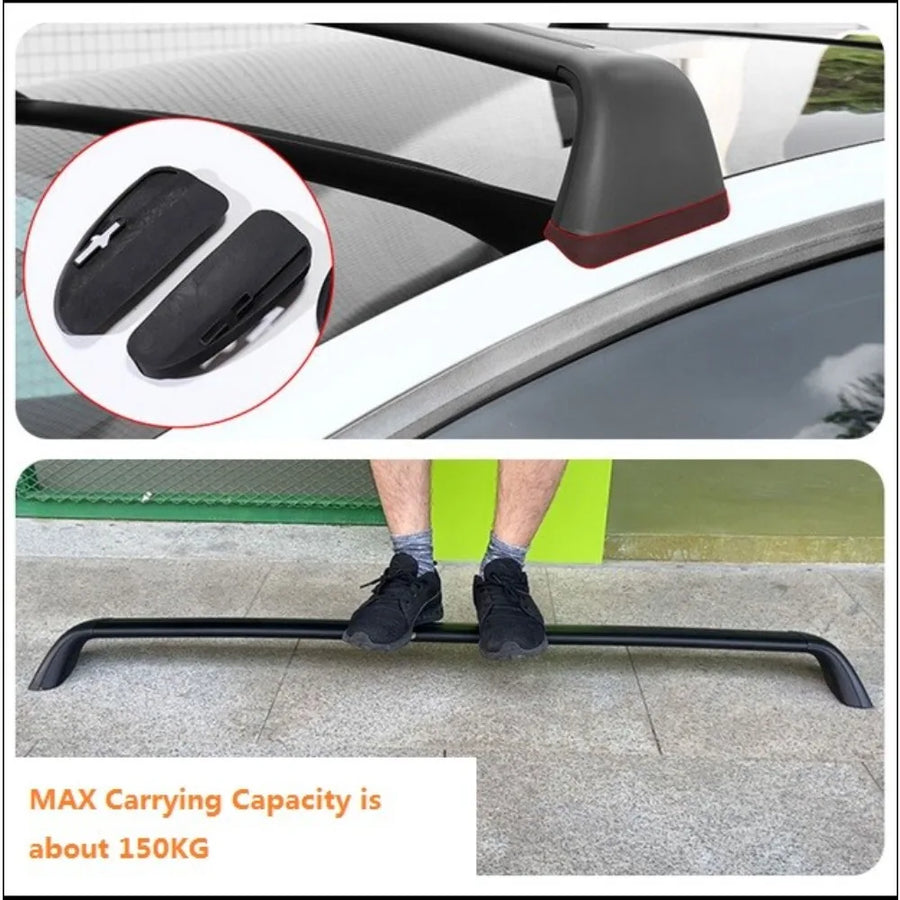 Aluminum Roof Rack Crossbars for 2020–2024 Tesla Model Y