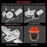 Front Power Window Regulator with Motor for 2003–2011 Honda Element