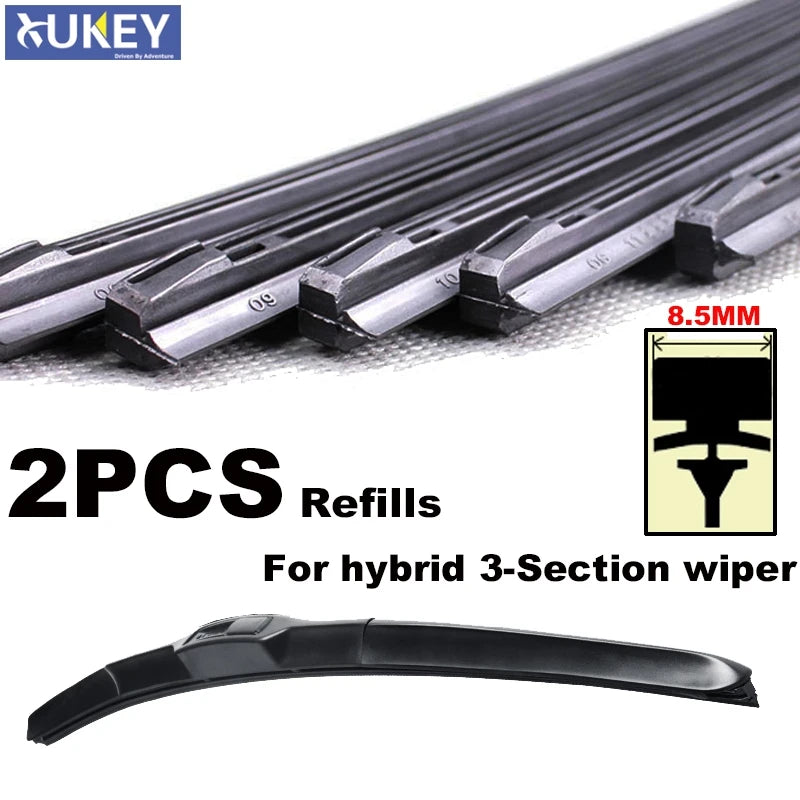 Universal Cut-to-Fit Windshield Wiper Blade Refill Set