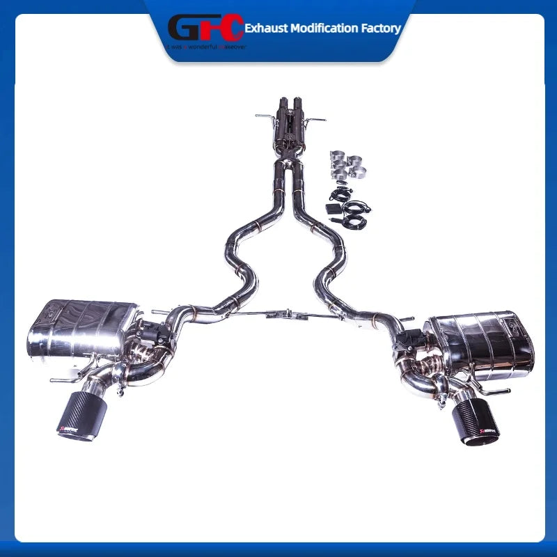 Stainless Steel Valved Cat-Back Exhaust System for Range Rover 2010-2018