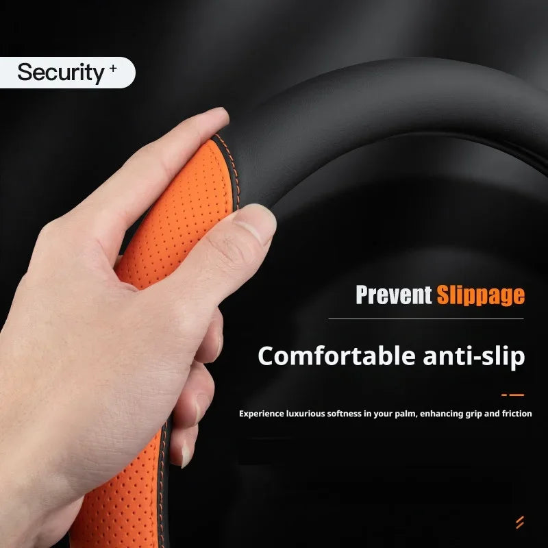 Nappa Steering Wheel Cover for Tesla