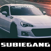 SUBIE GANG Windshield Vinyl Decal for Subaru – 100 × 7.8 cm