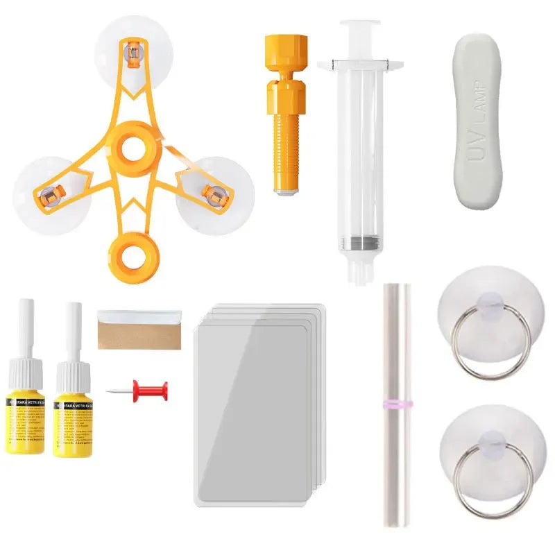Windshield Chip and Small Crack Repair Resin Kit