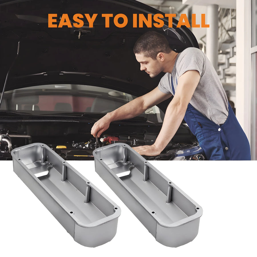 Fabricated Aluminum Valve Covers for Ford 429/460 Big Block – Pair