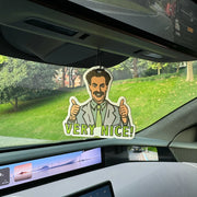 Borat Very Nice Meme Hanging Car Air Freshener
