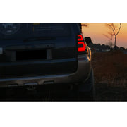 Toyota 4Runner 4th-Gen Sequential LED Tail Light Pair – 2003–2009 Black
