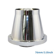 Universal 3-Inch 76mm Carbon-Fiber Cone Air Filter with Clamp