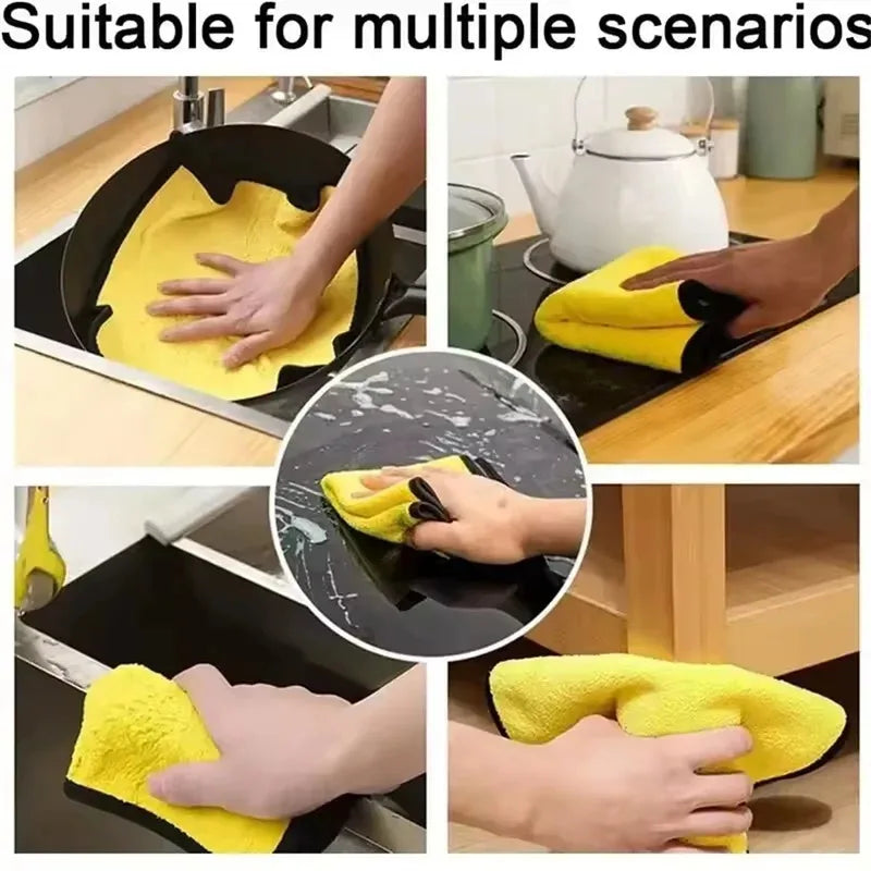 Double-Sided Microfiber Automotive Detailing Towels