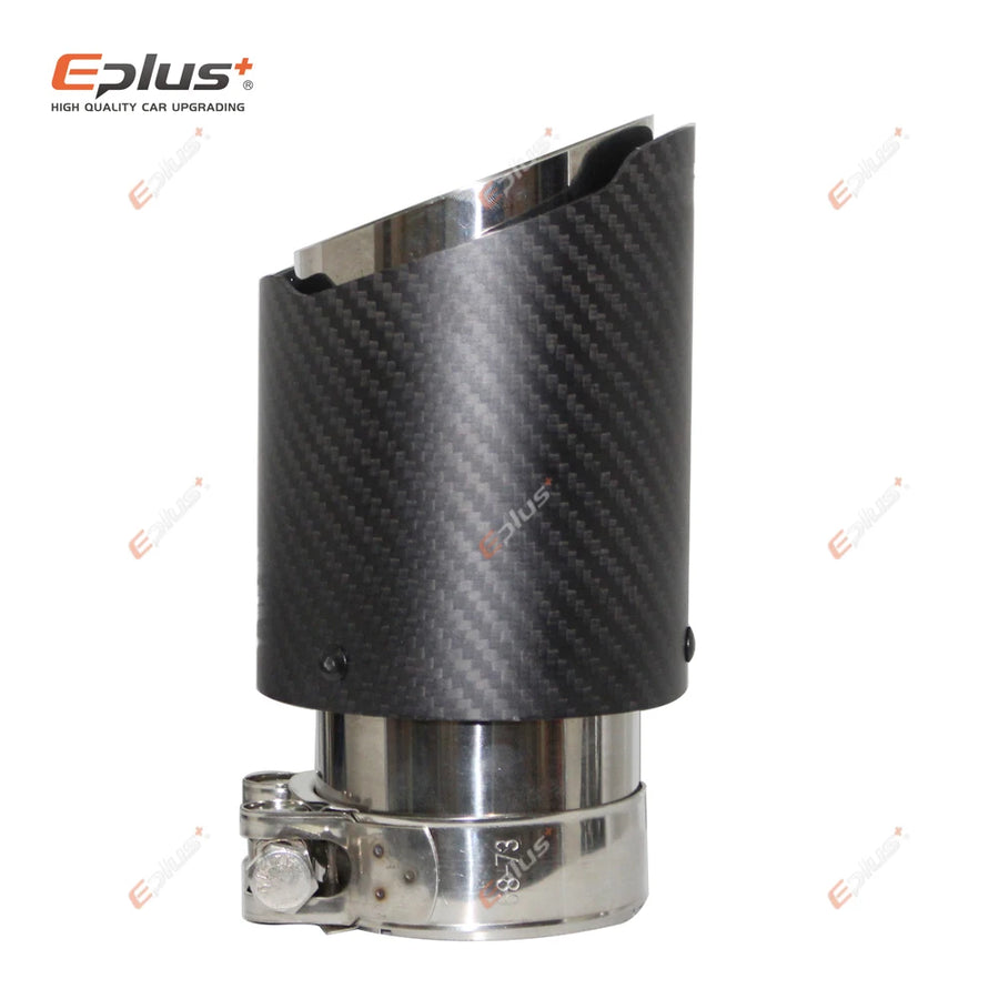 Universal Carbon-Fiber & Stainless Steel Exhaust Tip