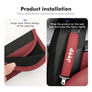 Leather Seat Belt Shoulder Pad for Jeep – Short or Long