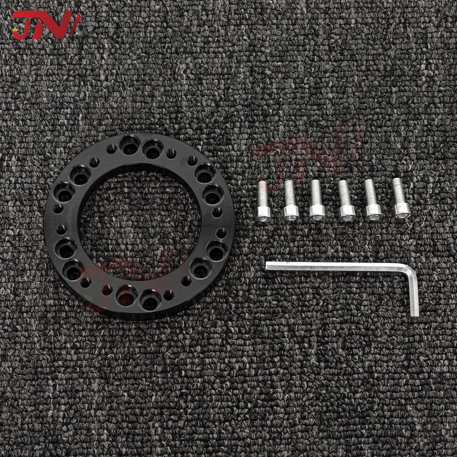 70MM 74MM PCD Steering Wheel Hub Adapter Spacer Kit 6 Bolts Universal Aluminum Steering Wheel Spacer