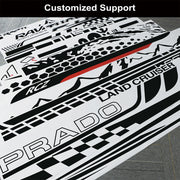 3-Piece Racing Stripe Kit for Ford Mustang – 390 × 40 cm