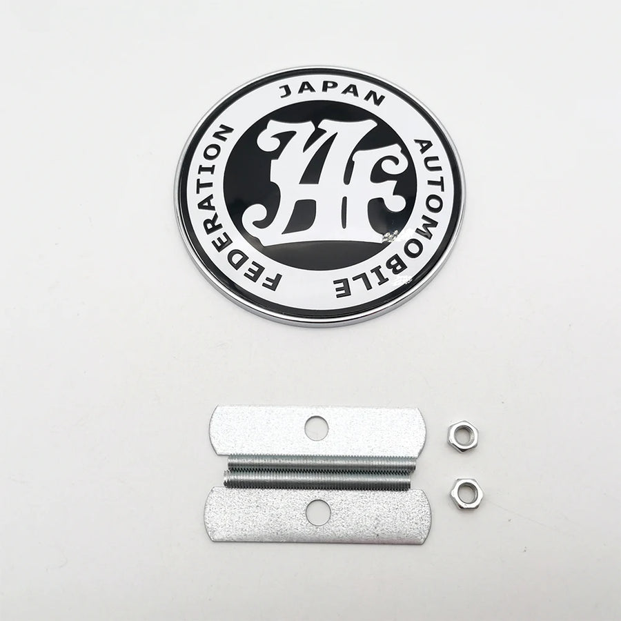 JAF-Style 82 mm Metal Front Grille Badge