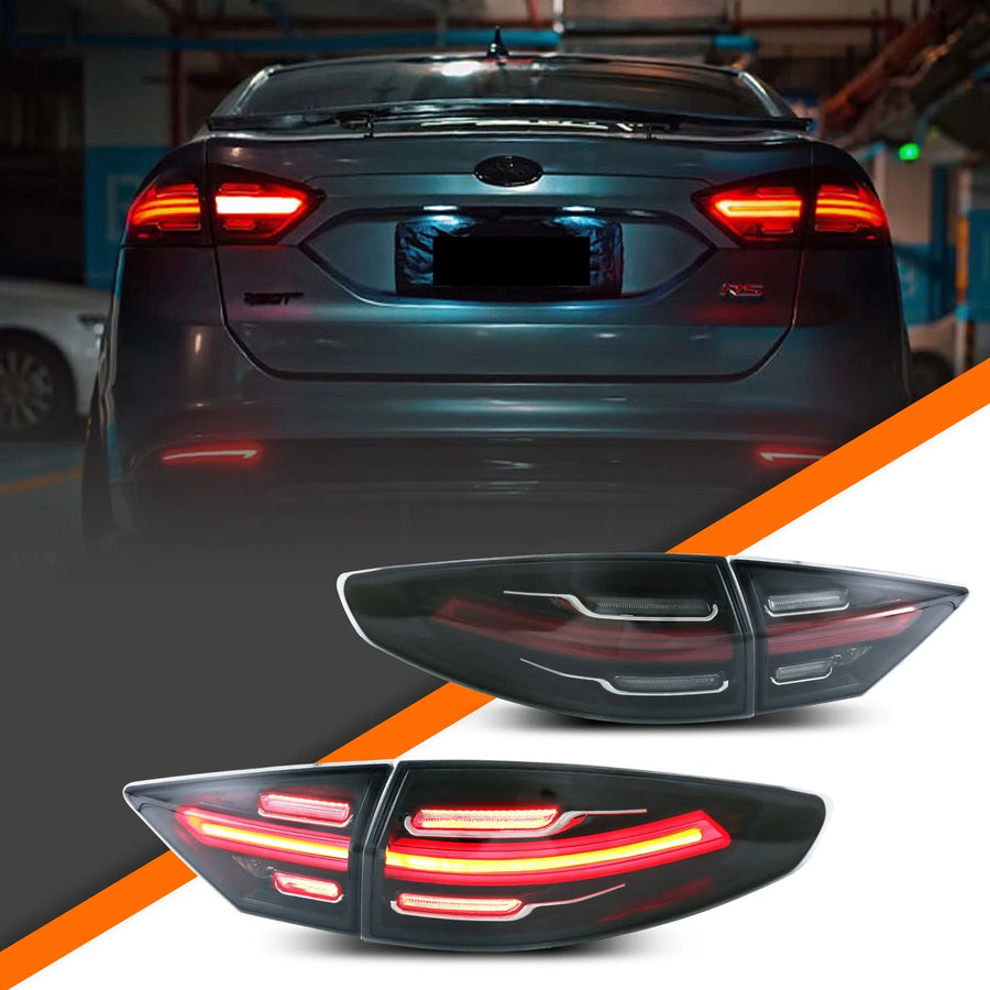 Ford Fusion Sequential LED Tail Light Pair – 2013–2016