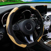 Steering Wheel Cover – PU leather, 15 Inches