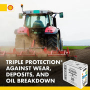 Shell Rotella T4 Triple Protection 15W-40 Diesel Engine Oil, 3 Gallon