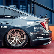 15-Piece Reflective JDM Racing Sponsor Decal Set