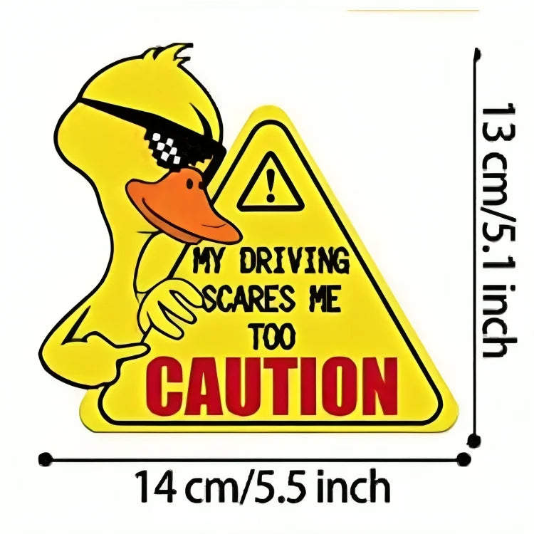 Reflective New Driver Duck Car Magnet – Multiple Designs