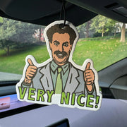 Borat Very Nice Meme Hanging Car Air Freshener