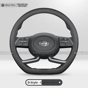 37-38CM Steering Wheel Cover for Hyundai Avante Grandeur Palisade Santa Fe Sonata