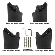 4-Piece Mud Flap Set for Toyota Tacoma 2024-2025