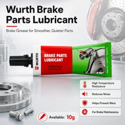 Wurth Brake Caliper Lubricant Grease, 10 g – Pack Options