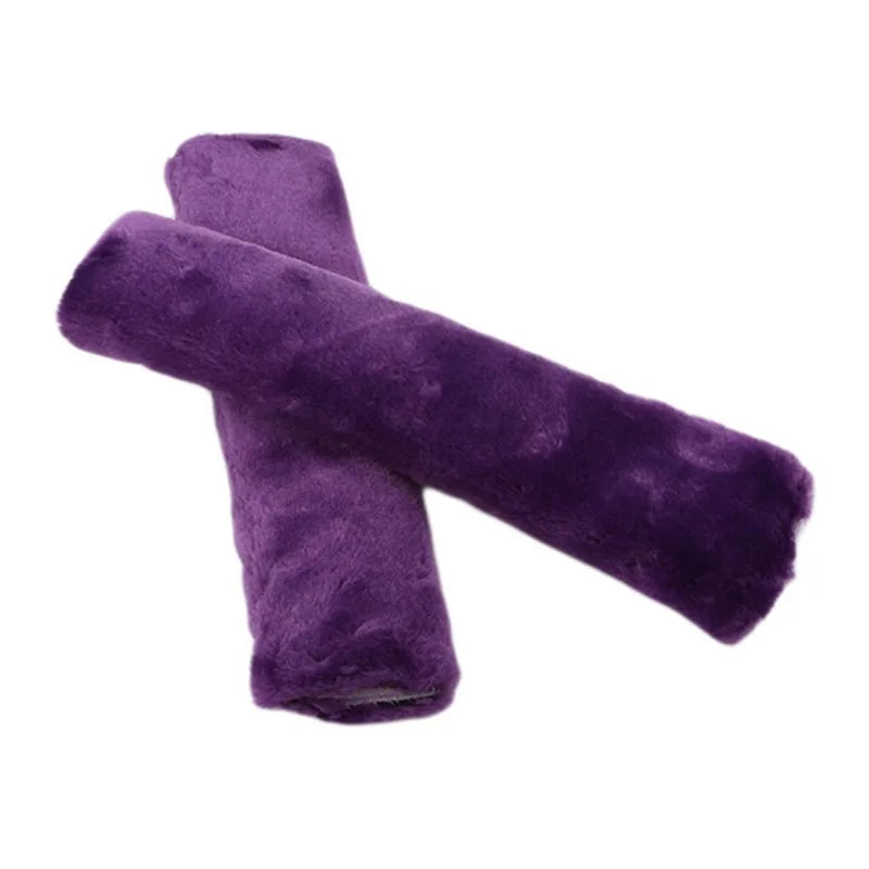 Car Seat Belt Cover Fluffy Auto Seatbelt Safety Belt Shoulder Pad Protector Adults Kids Car Interior