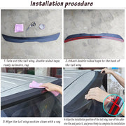 Gloss Black Rear Roof Spoiler for BMW 1 Series