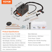3 kW Automotive Stud Welder and Dent Repair Kit – PL-80M