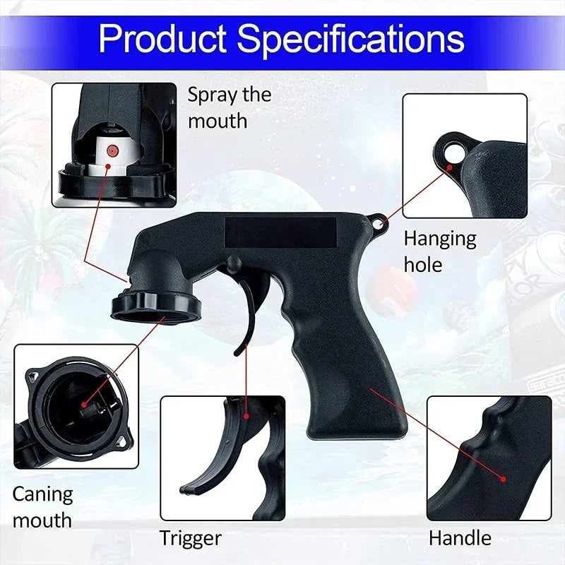 Reusable Aerosol Spray Can Trigger Handle – Multiple Colors
