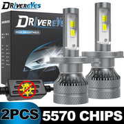 2-Piece H1/H4/H7/H11/9005/9006 LED Headlight Bulb – 6000K, CANBUS