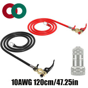 10/12 AWG Battery Inverter Cable Kit with Terminal Connector and Post Cleaner