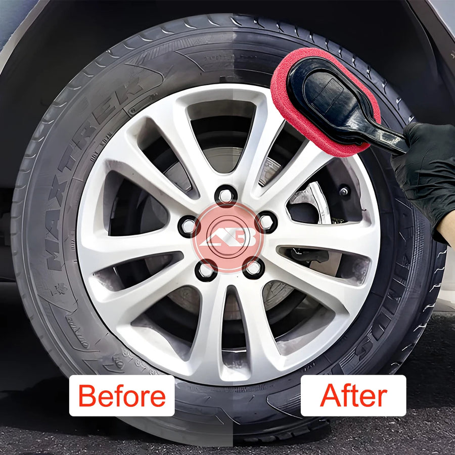 Tire Dressing Foam Applicator with Handle