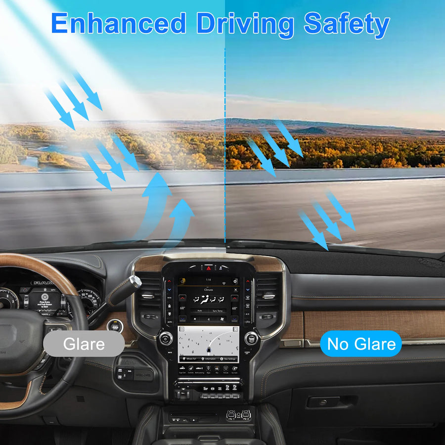 Anti-Slip Dashboard Cover for 2019–2025 Ram 1500/2500/3500