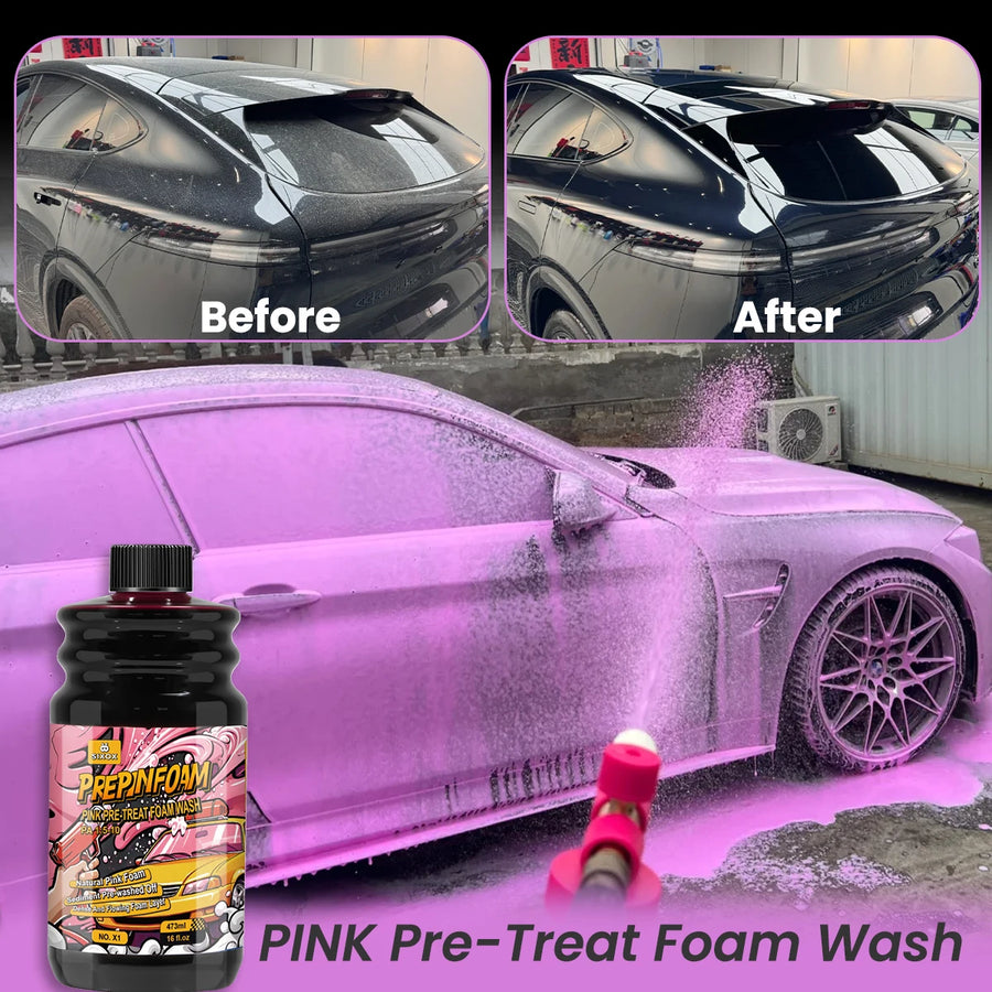 Pink Magic High-Foam Car Wash Shampoo
