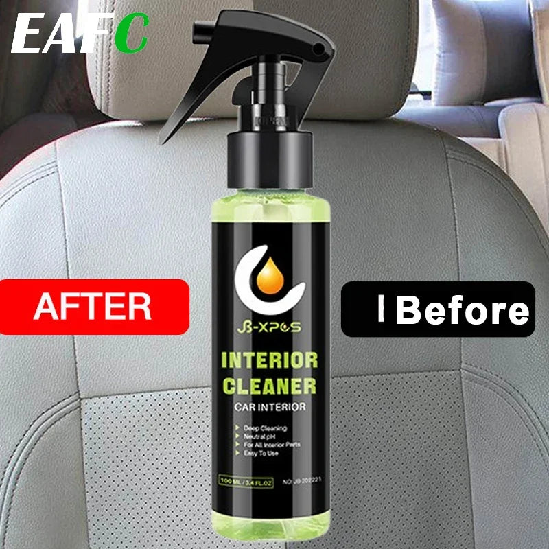 pH-Neutral Automotive Interior Foam Cleaner for Leather and Fabric