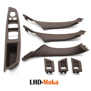 LHD RHD Beige Black Brown Oyster Car Interior Door Armrest Inside Pull Handle Set for BMW 5 Series F10