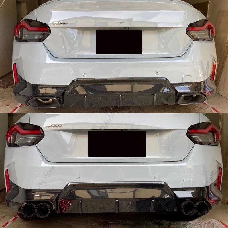 Y-Shaped Dual-Outlet Exhaust Muffler for BMW M240i/M340i/M440i