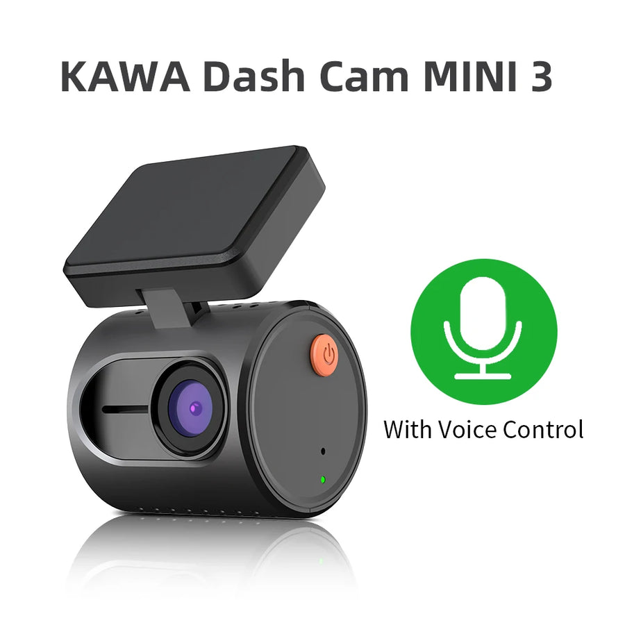 Kawa 2K Dash Cam with Wi-Fi App Control