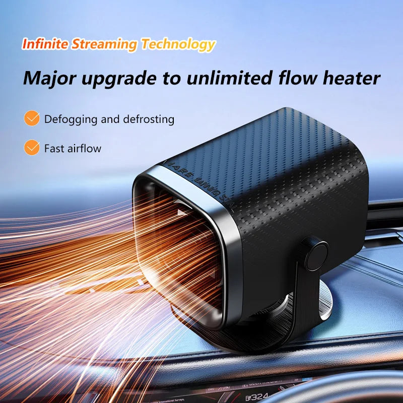 12V 24V Portable Defroster Heater Fan