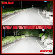 2-Piece H7 LED Headlight Bulb – 6000K, CANBUS, High/Low Beam
