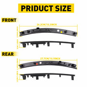 4-Piece Smoked LED Side Marker Lights for Chevrolet Corvette C7 2014-2019